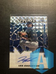 2021 Panini Mosaic Ian Anderson Scripts Auto Prizm #SCR-IA
